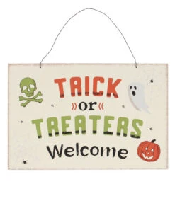 Trick Or Treaters Willkommen Schild 20x30cm 5 Trick Or Treaters Willkommen Schild 20x30cm -Halloween Serien Geschäft trick or treaters halloween schild trick or treaters halloween sign halloween deko 53119 01