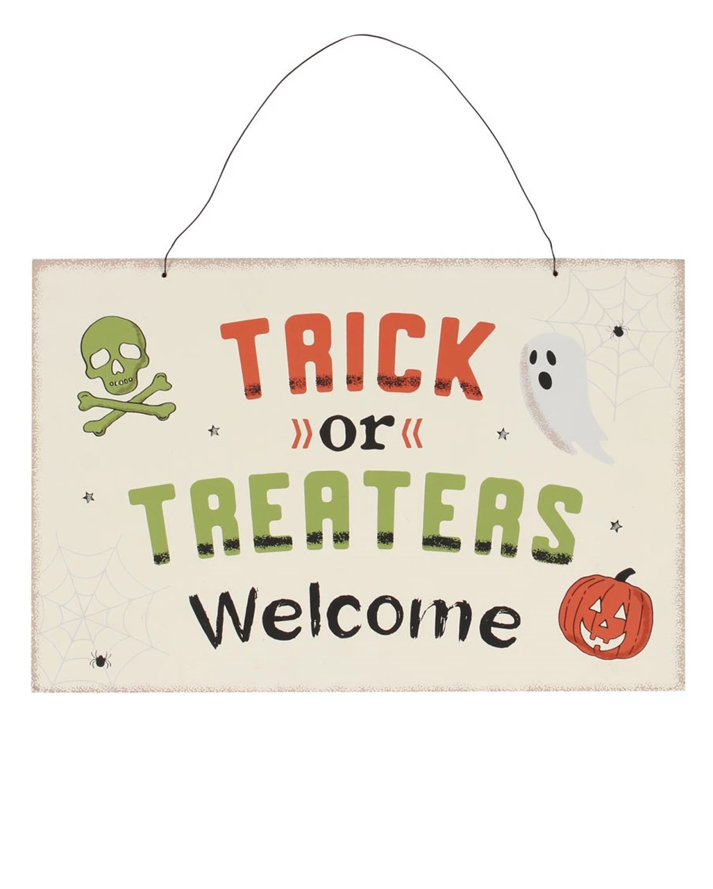 Trick Or Treaters Willkommen Schild 20x30cm 1 Trick Or Treaters Willkommen Schild 20x30cm