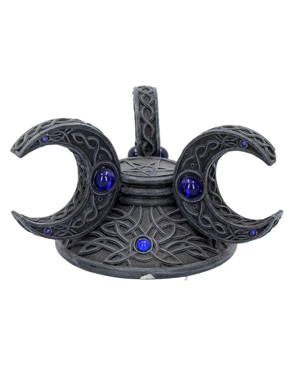 Dreifach Mond Kristallkugel Halter 10cm 1 Dreifach Mond Kristallkugel Halter 10cm