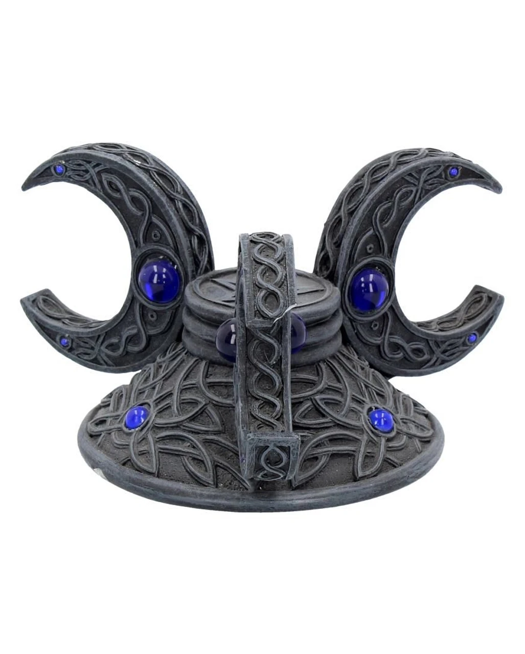 Dreifach Mond Kristallkugel Halter 10cm 2 Dreifach Mond Kristallkugel Halter 10cm – Bild 2