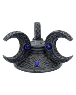 Dreifach Mond Kristallkugel Halter 10cm 10 Dreifach Mond Kristallkugel Halter 10cm -Halloween Serien Geschäft triple moon kristallkugel halter triple moon wahrsagekugel halter triple moon crystal ball holder 50793 05