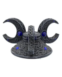 Dreifach Mond Kristallkugel Halter 10cm 11 Dreifach Mond Kristallkugel Halter 10cm -Halloween Serien Geschäft triple moon kristallkugel halter triple moon wahrsagekugel halter triple moon crystal ball holder 50793 06