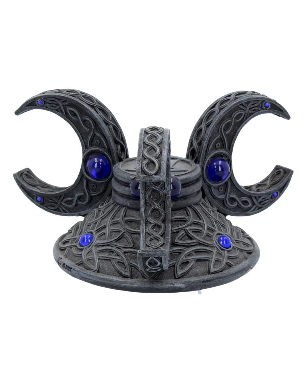 Dreifach Mond Kristallkugel Halter 10cm 6 Dreifach Mond Kristallkugel Halter 10cm – Bild 6