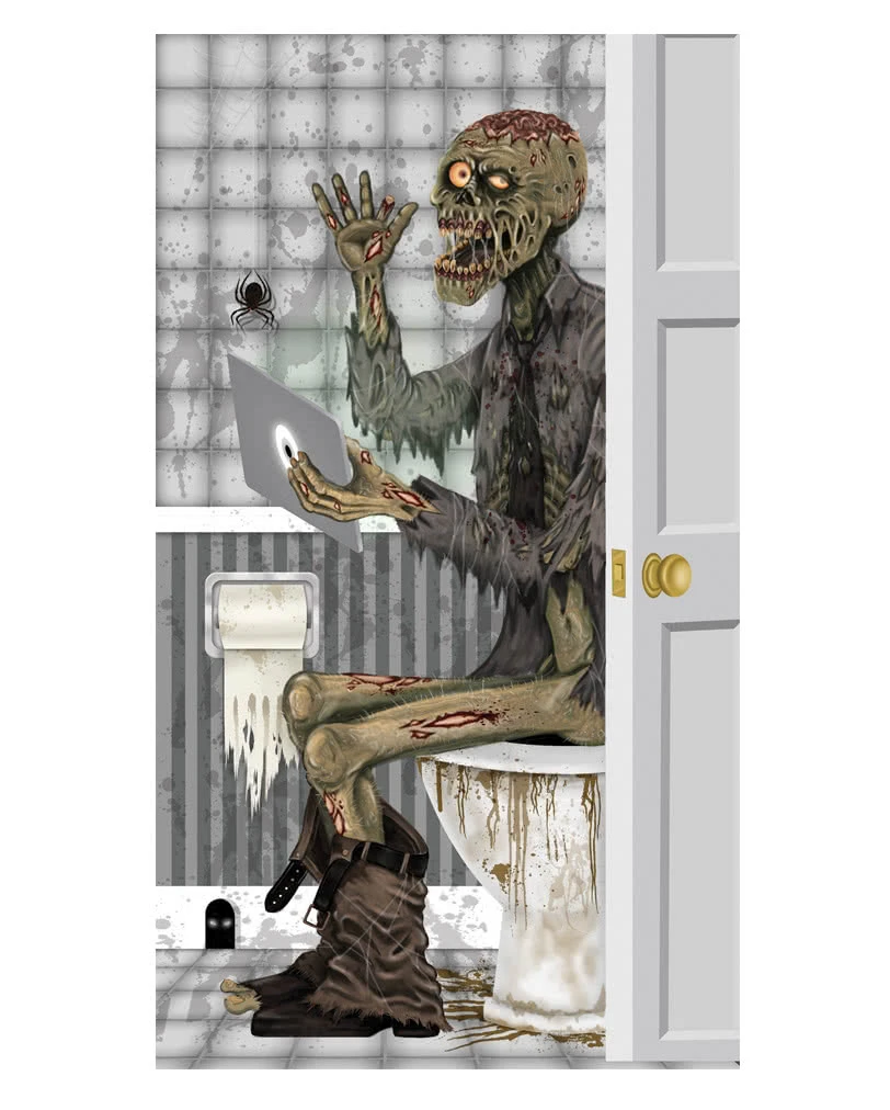 Skelettmotiv Toilettentür Dekofolie 1 Skelettmotiv Toilettentür Dekofolie