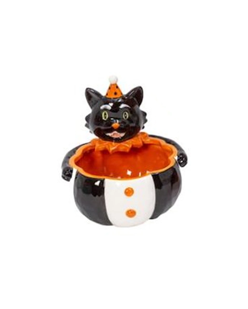 Vintage Süßigkeiten Schale Halloween Katze 1 Vintage Süßigkeiten Schale Halloween Katze