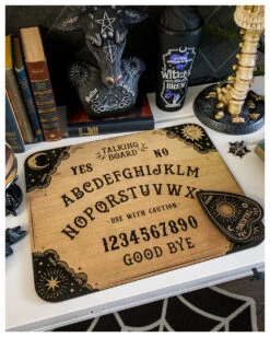 Vintage Ouija Hexenbrett Mit Zeiger 7 Vintage Ouija Hexenbrett Mit Zeiger -Halloween Serien Geschäft vintage ouija hexenbrett mit planchette vintage style ouija borad wicca und halloween merchandise und geschenkartikel 50790 3 1