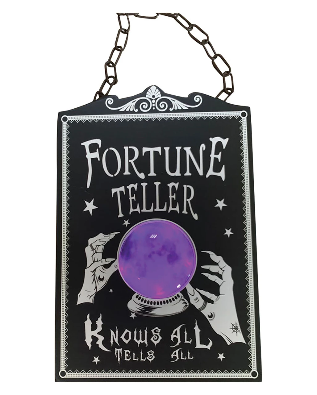 Wahrsage Hinweisschild Mit Licht 40cm 1 Wahrsage Hinweisschild Mit Licht 40cm