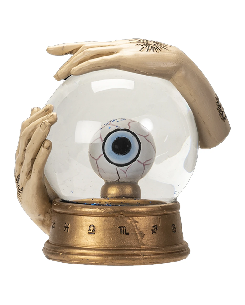 Hellseher Schneekugel Mit Auge 13cm 1 Hellseher Schneekugel Mit Auge 13cm