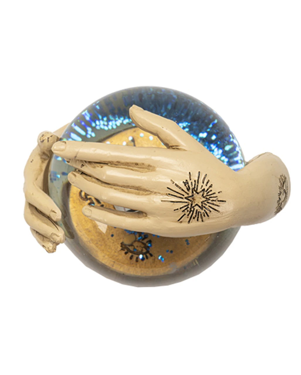 Hellseher Schneekugel Mit Auge 13cm 3 Hellseher Schneekugel Mit Auge 13cm – Bild 3