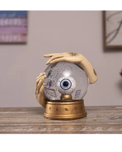 Hellseher Schneekugel Mit Auge 13cm 11 Hellseher Schneekugel Mit Auge 13cm -Halloween Serien Geschäft wahrsage kugel mit auge fortune teller globe with eye spirituelle deko okkulte deko 54739 06