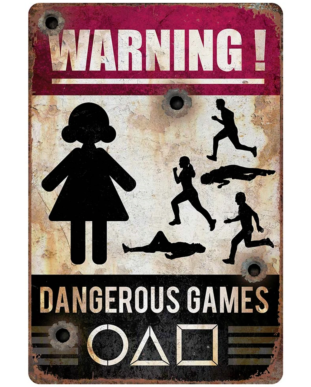 Dangerous Games Warnschild 24x36 Cm 1 Dangerous Games Warnschild 24x36 Cm