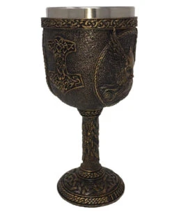 Thor Wikinger Kelch 5 Thor Wikinger Kelch -Halloween Serien Geschäft wikinger kelch thor mittelalter kelch larp tischdekoration 29411 03