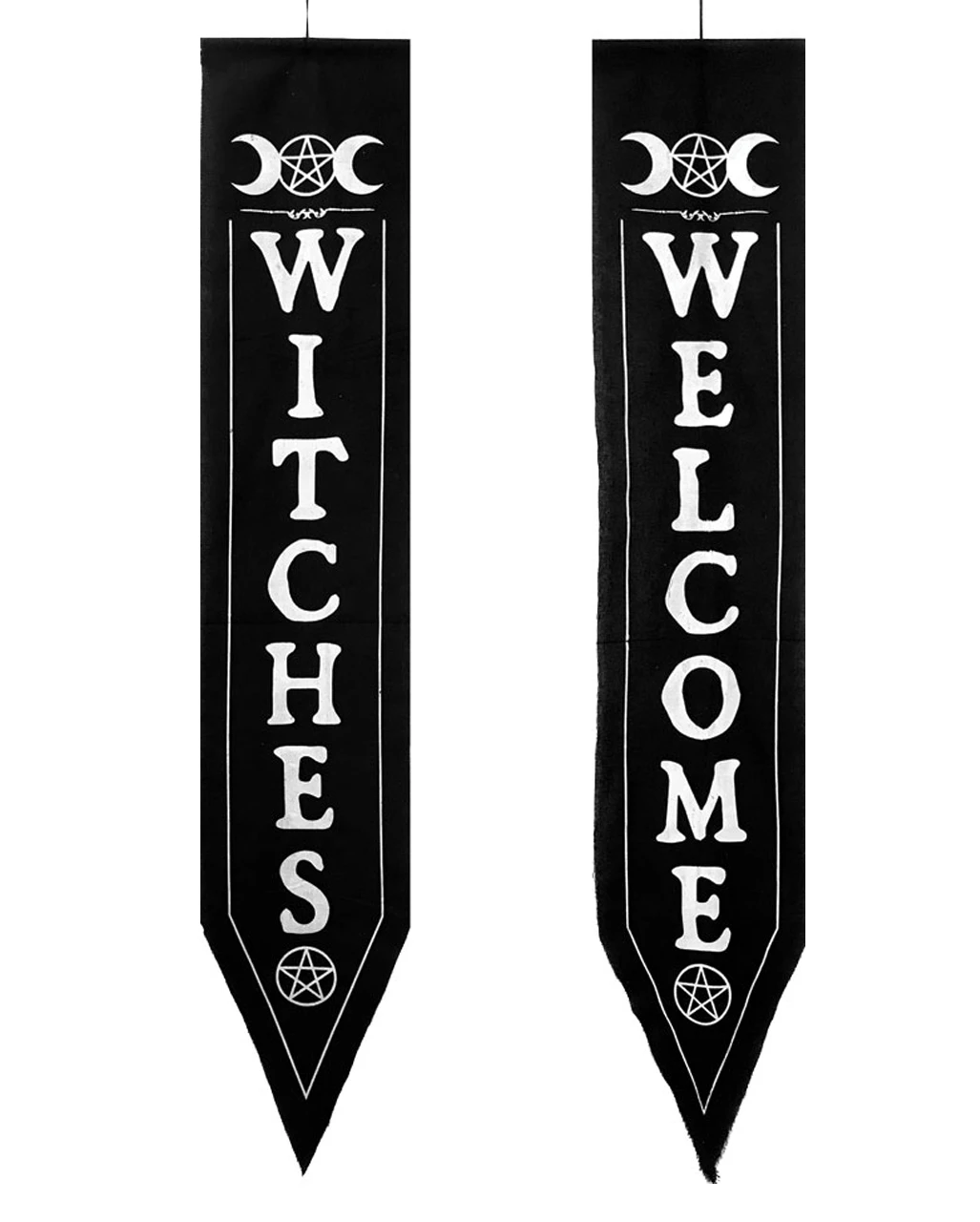 Witches Welcome Banner 2-tlg. Set 1 Witches Welcome Banner 2-tlg. Set