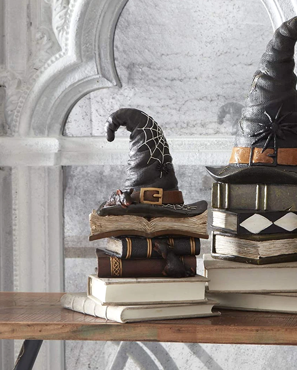 Magische Bücher Mit Hexenhut Dekofigur 30cm 2 Magische Bücher Mit Hexenhut Dekofigur 30cm – Bild 2