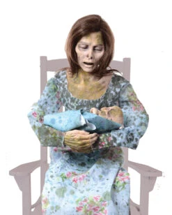 Bestseller -Halloween Serien Geschäft zombie mama und baby halloween animatronic rocking mommy and zombie baby halloween animatronic 39025 2