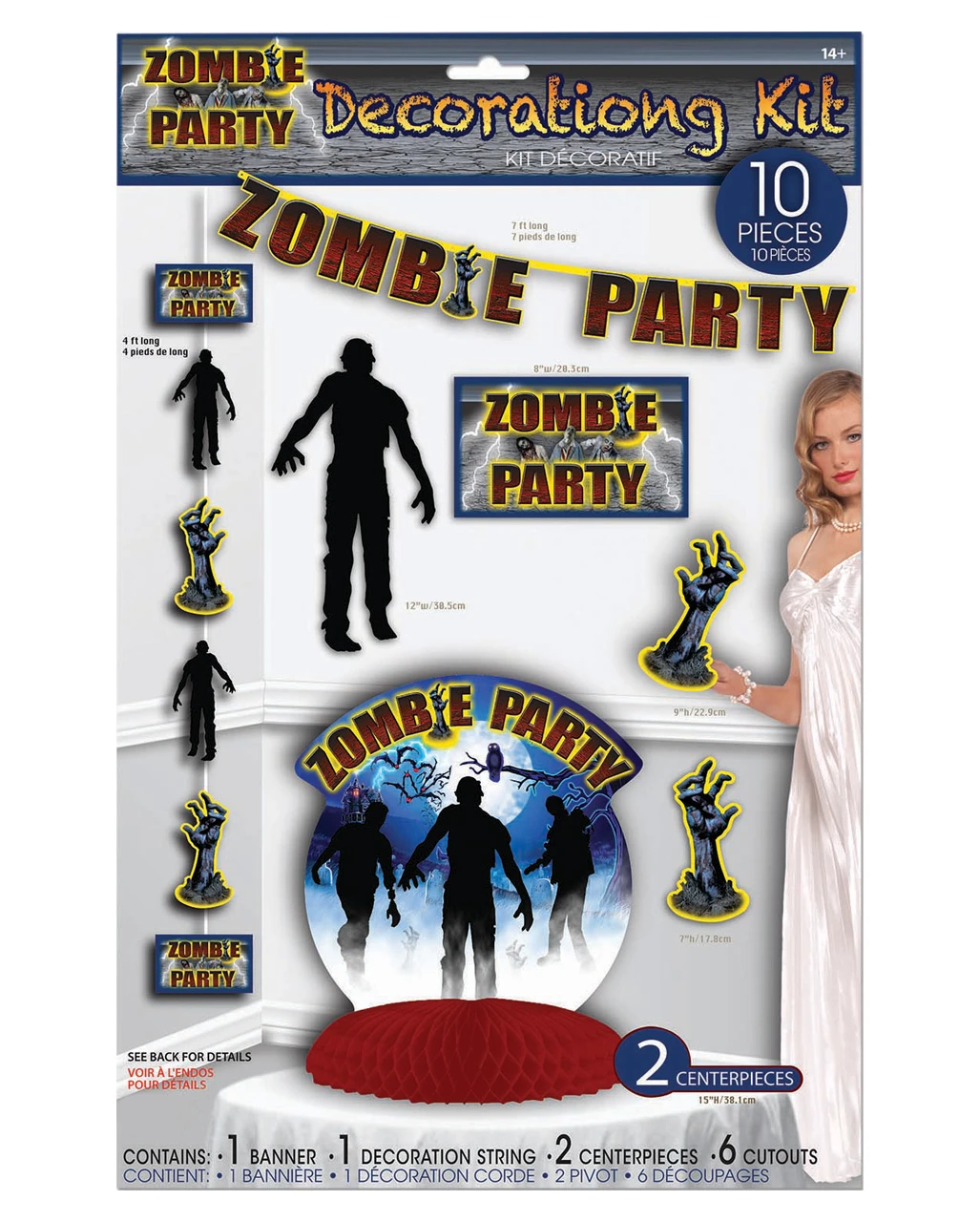 Zombie Party Dekoration Set 10 Tlg 1 Zombie Party Dekoration Set 10 Tlg