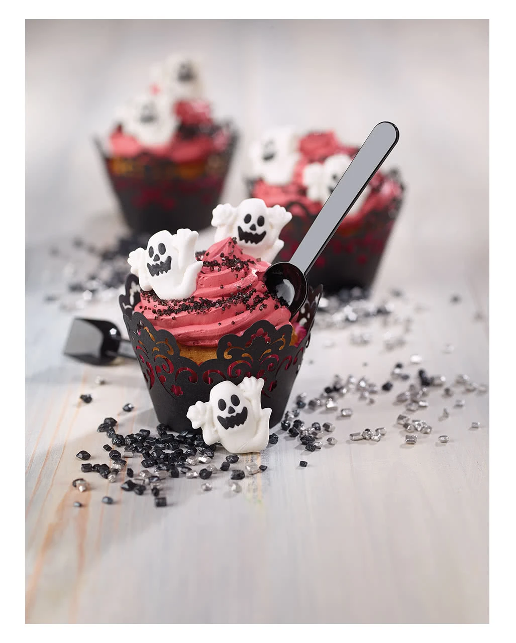 Geister Zuckerdekoration 12 St. 2 Geister Zuckerdekoration 12 St. – Bild 2