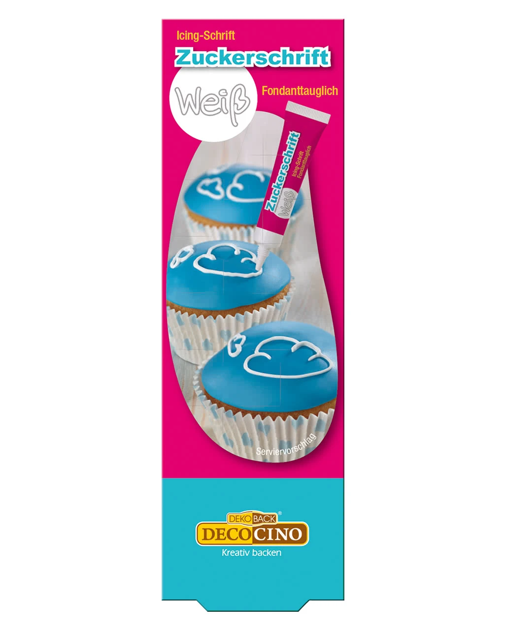 Weiße Zuckerschrift 18 G 1 Weiße Zuckerschrift 18 G